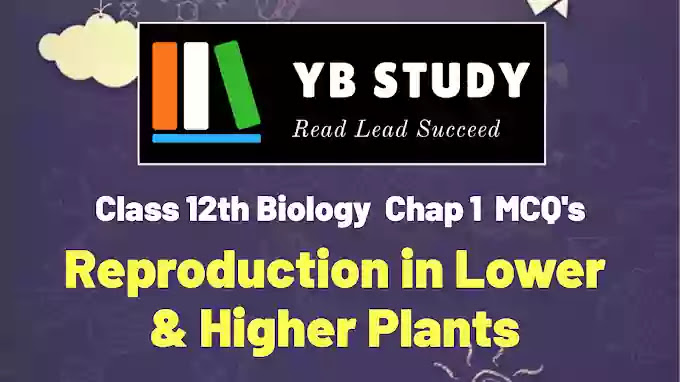 Reproduction in Lower and Higher Plants MCQ with Answers PDF