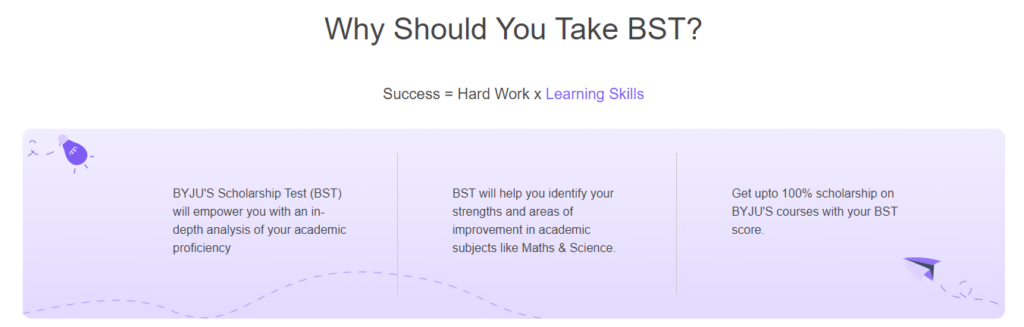 Why BYJUS Scholarship Test