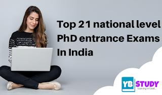 top phd entrance exams in india