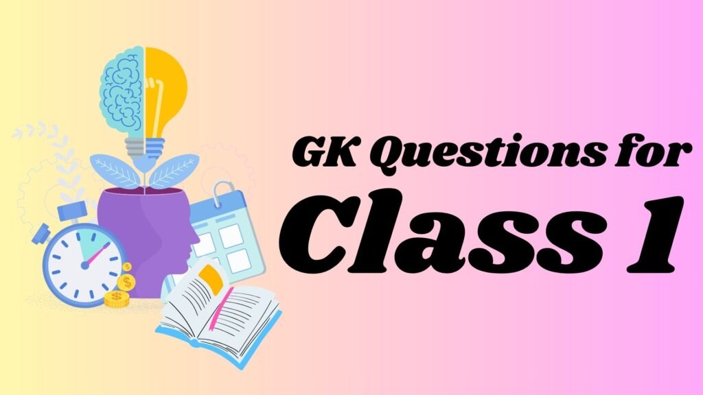 GK Questions for Class 1