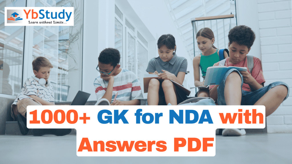 1000 GK for NDA with Answers PDF