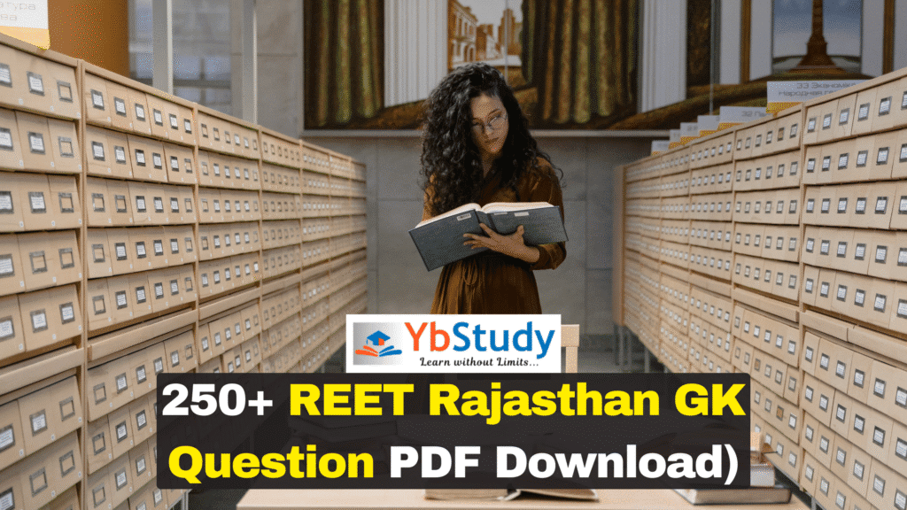 REET Rajasthan GK Question PDF Download